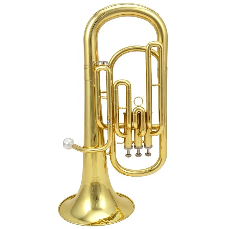 Factory Price Jinbao JBBR-1220 Lacquered Copper Pipe Yellow Brass Bb Baritone Euphonium