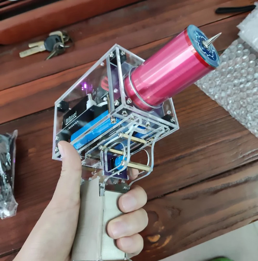 Tesla-Spule tragbare Trigger-Modus Tesla-Spule Handheld künstliche Blitz DIY