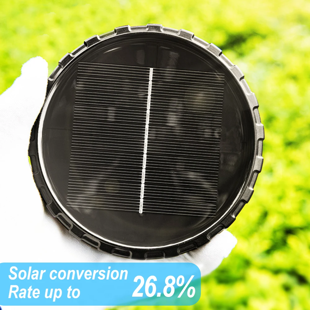 Imagem -05 - Impermeável Solar Floor Lamp com Suporte de Planta Outdoor Wall Fence Light Metal Garden Decor Deck Step Cores de Iluminação