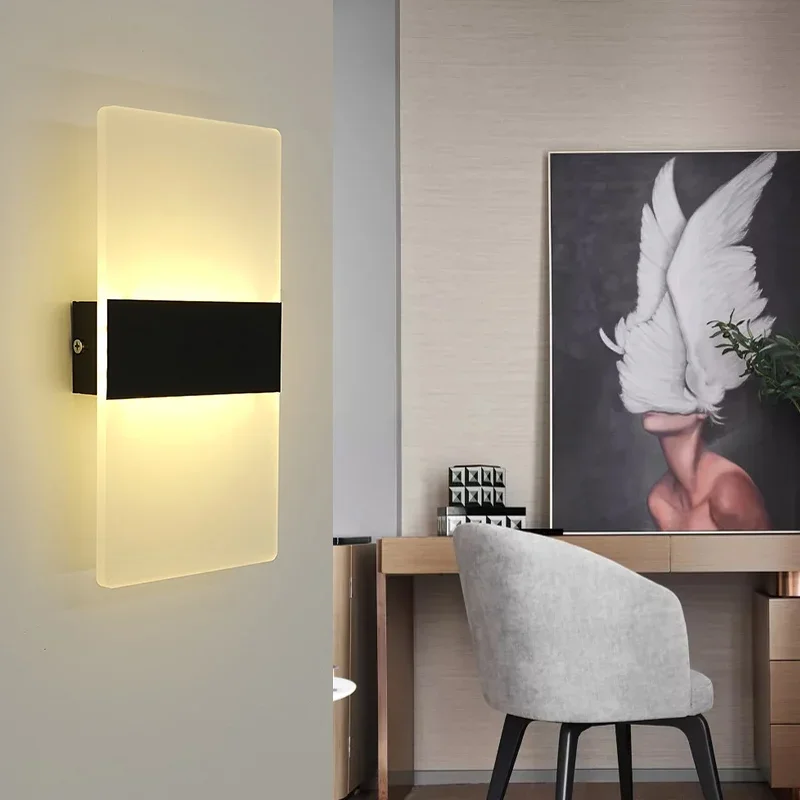 

LED Wall Light 220V 110V Bedroom Bedside Light Living Room Balcony Aisle Wall Lamp Corridor Wall Sconce Lamp