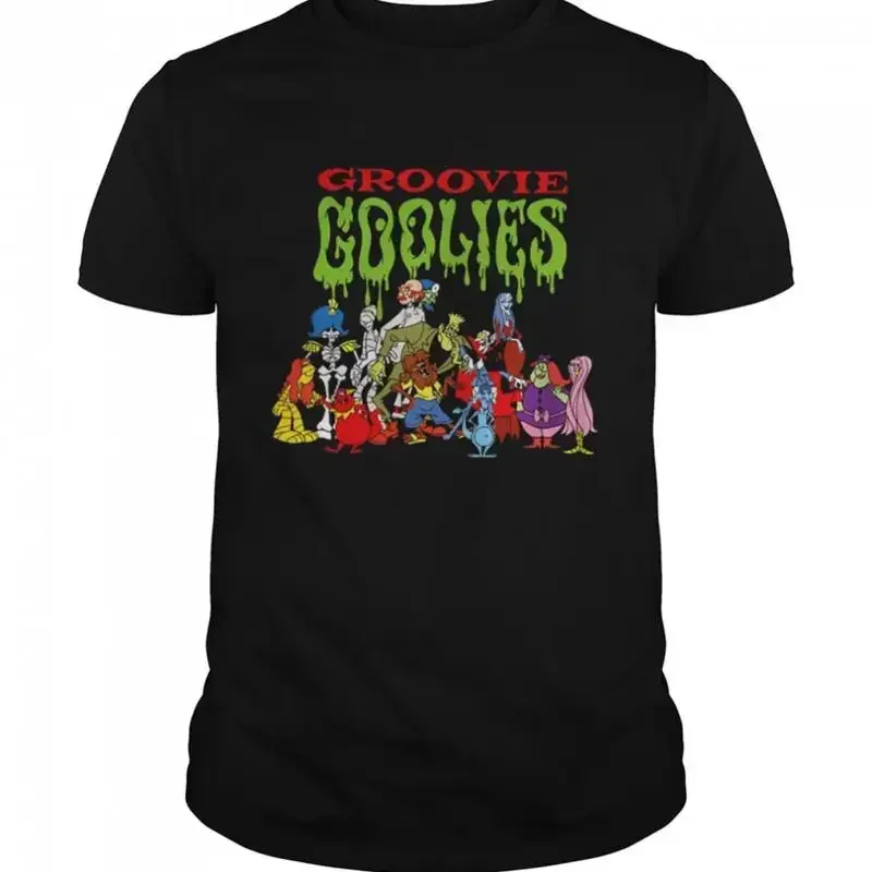 All Characters In Groovie Goolies black T shirt short sleeve S 5Xl