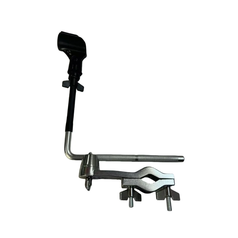 Space Saving Microphone Attachment for Drum Hardware Eliminates Stands