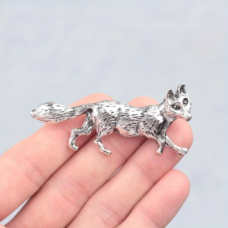Vintage Accessories Personalized Women\'s Suits Animal Collar Pin Buckle Wolf Brooch Pin Accessories