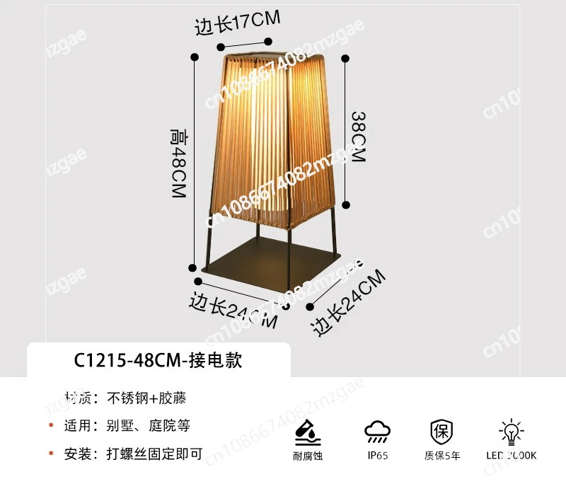 

Наружная водонепроницаемая ландшафтная композиция для газона и балкона с системой освещения пола