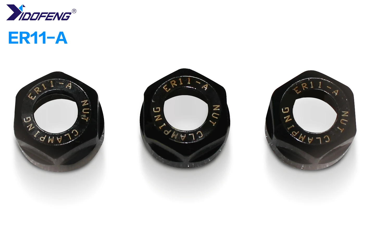 3pcs/lot ER11-A Collet Chuck Nut Clamping Spindle Motor Shaft Extension Rod Spindle Chuck Tool Set