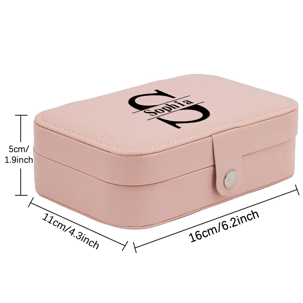 Personalized Customized Jewelry Storage Box, Necklace Earrings Jewelry Large Jewelry Box