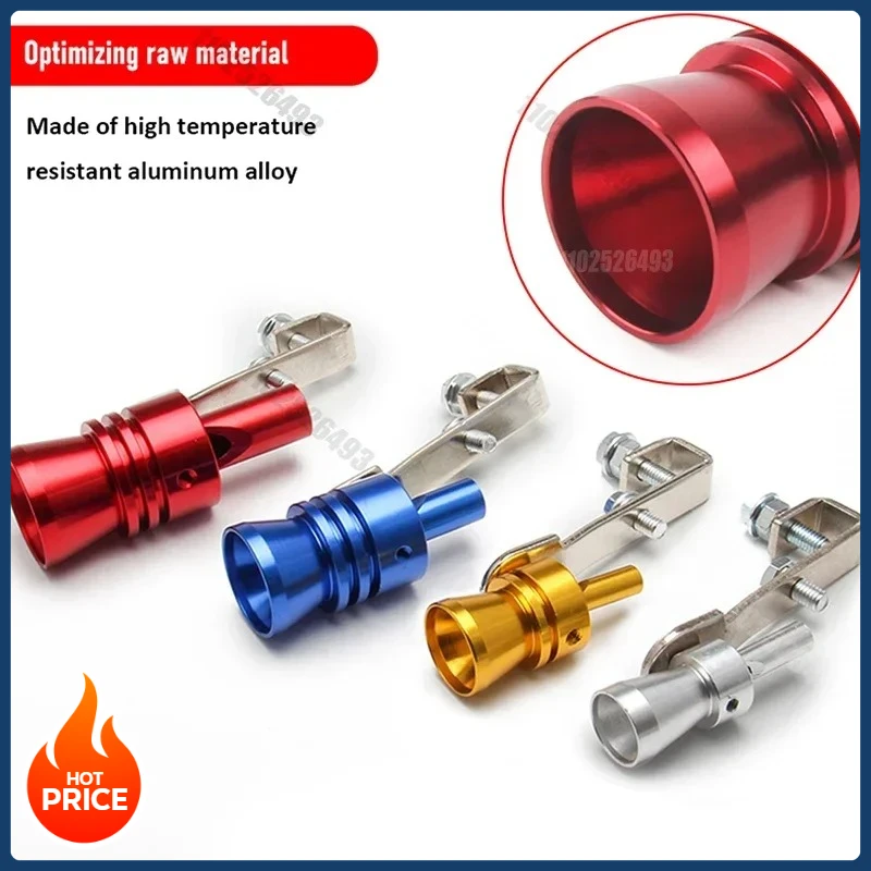 

Aluminum Alloy Universal Turbo Sound Exhaust Muffler Pipe Whistle Car, Motorcycle,Truck Roar Maker ﻿