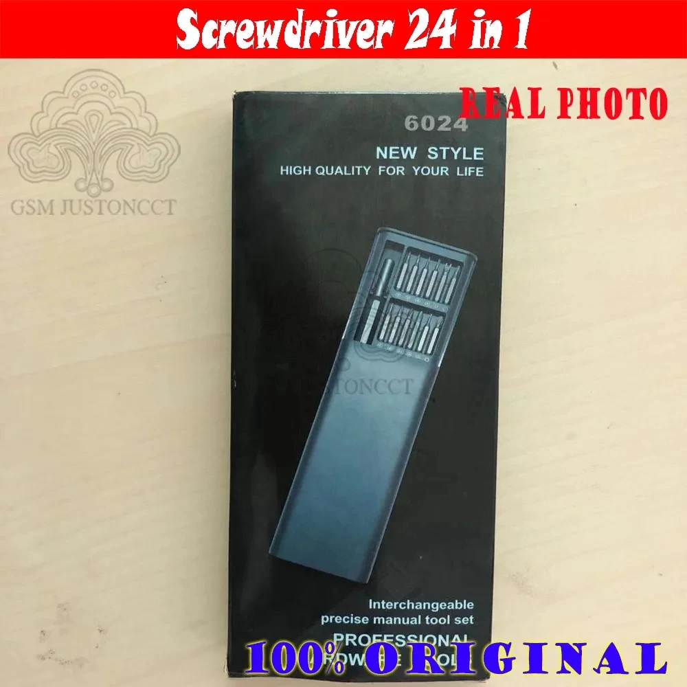 Gsmjustoncct Screwdriver 24 in 1