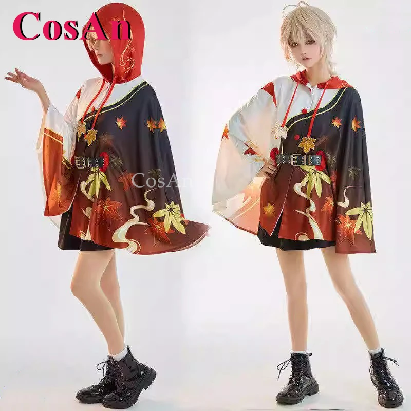 

CosAn Game Genshin Impact Kaedehara Kazuha Cosplay Costumes Fashion Autumn And Winter For Women's Daily Wear Coat Lovely Cloak