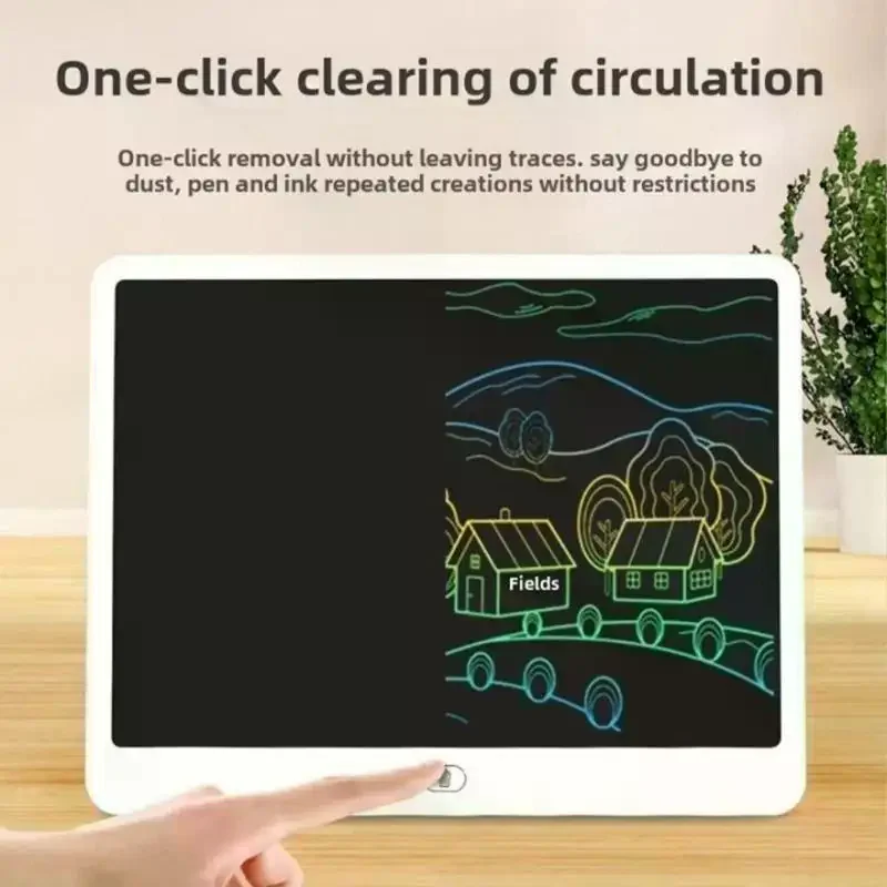 Size Horizontal Color Screen LCD Writing Tablet Colorful Drawing Pad Board Big