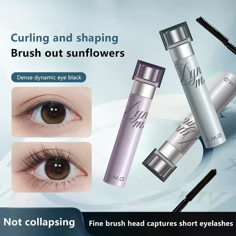 Waterproof Matte Mascara Lengthens Curling Volumizing Mascara Long Lasting Eyelashes Black Fiber Mascara Eye Cosmetic Makeup