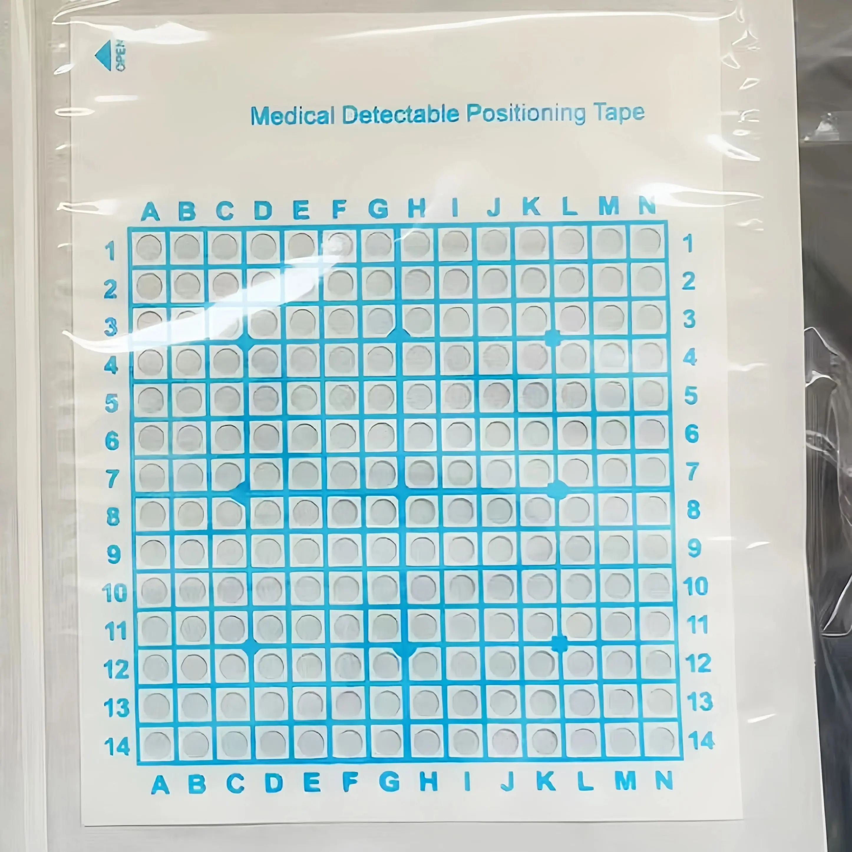5 sztuk/partia EO sterylizowane szybkie znajdowanie CT siatka do biopsji wykrywalna taśma pozycjonująca Diagnosi obrazowanie tomografii komputerowej w radiologii — zdjęcie 2