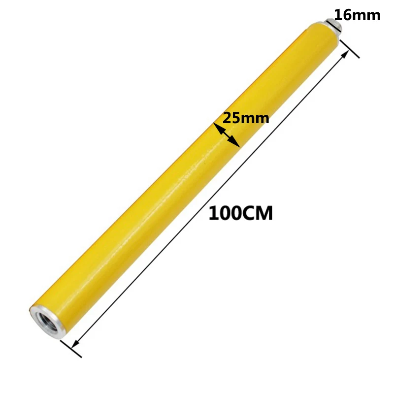 Liga de alumínio gps extensão haste biela diâmetro 2.5cm comprimento 60cm ou 100cm rosca 5/8 Polegada 1 pçs