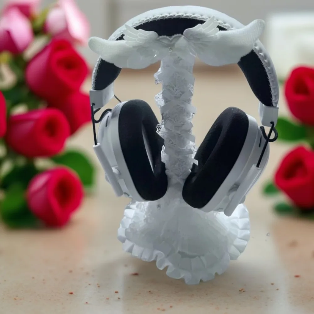 

Подставка для наушников: Оригинальный DIY-держатель для наушников, универсальная подставка для наушников на голову, белый, милый дизайн, аксессуары для наушников