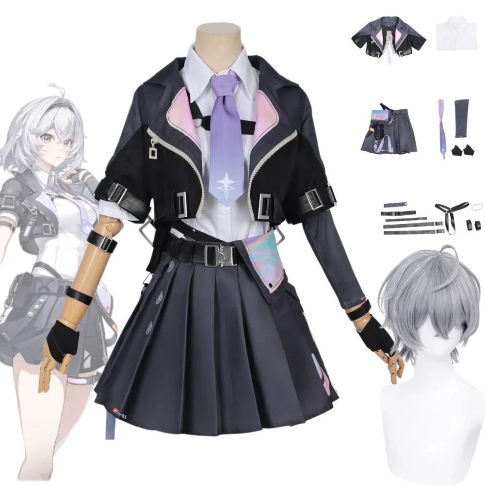 

Zero Cosplay Costume Neverness to Everness Esper Female Zero Coat Shirt Skirt Outfits Halloween Christmas Suits