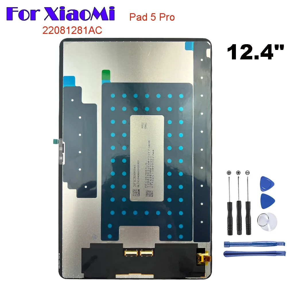 

AAA+ For Xiaomi Pad 5 Pro 12.4" LCD Display Touch Screen Digitizer Assembly Replacement For MiPad 5 Pro 22081281AC LCD