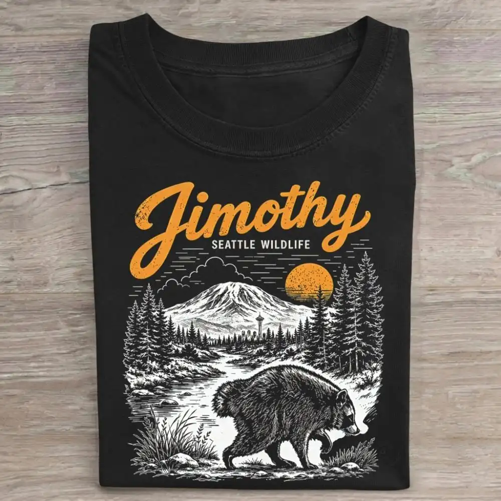 Deep Forest Moon Vintage T-Shirt, Jimothy Raccoon Shirt, Retro Raccoon Tee,  Cute Raccoon Lover Shirt