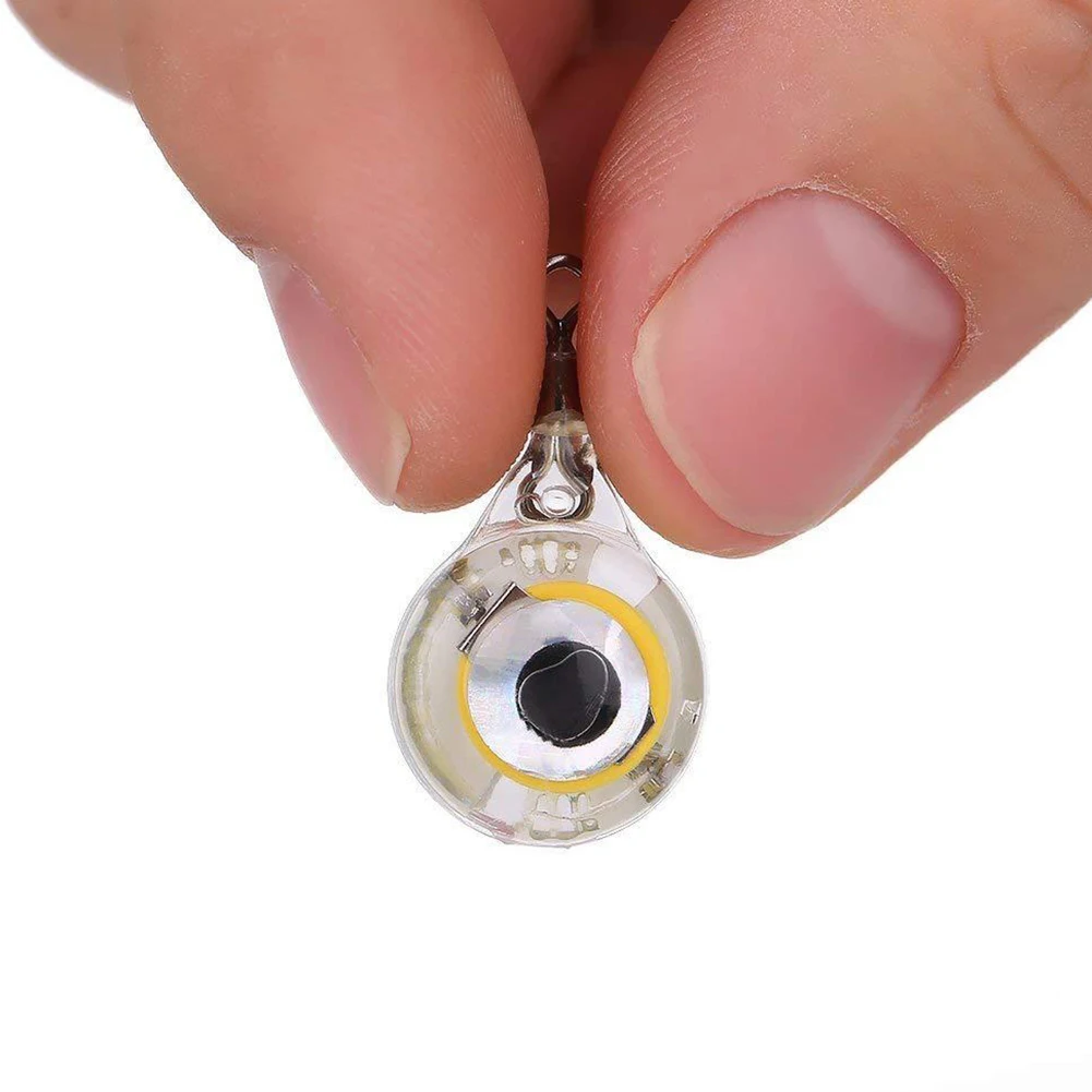 Eye Shape Fishing Lure Light Plastic Waterproof 2.5*1.5cm LED Underwater High Performance High Quality Hot Sale