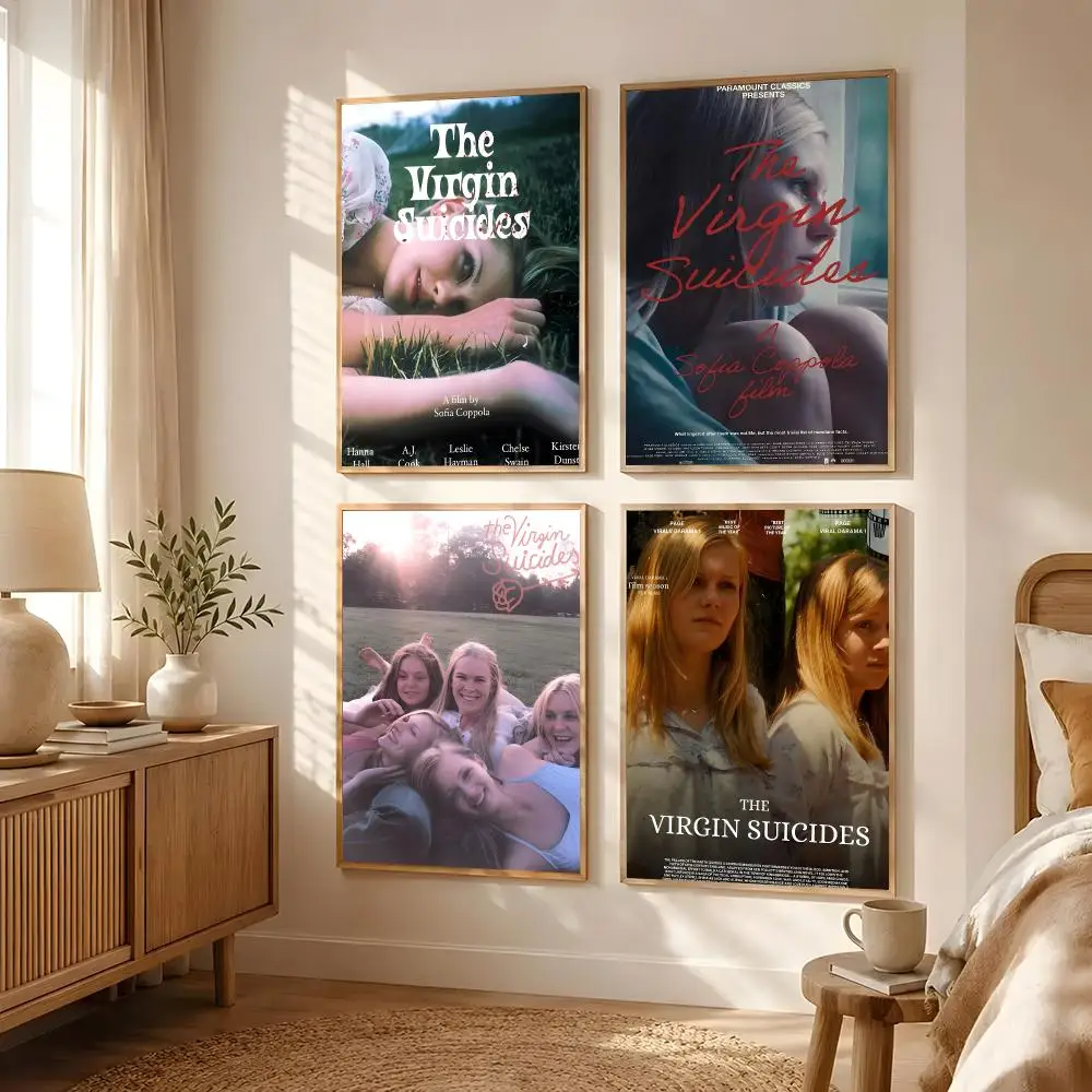 Movie The Virgin Suicides Poster Poster All-match HD Waterproof Self-Adhesive Wall Art Sticker For Home Bedroom