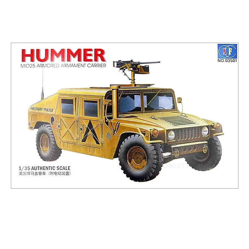 1/35 Military Hummer Truck US Army Jeep HUM-V Commando Armored