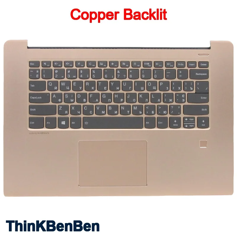 

Медная верхняя часть корпуса, подставка для рук, клавиатура с подсветкой для Lenovo Ideapad 530S 15 15IKB 5CB0R12312 5CB0R12285 5CB0R12683