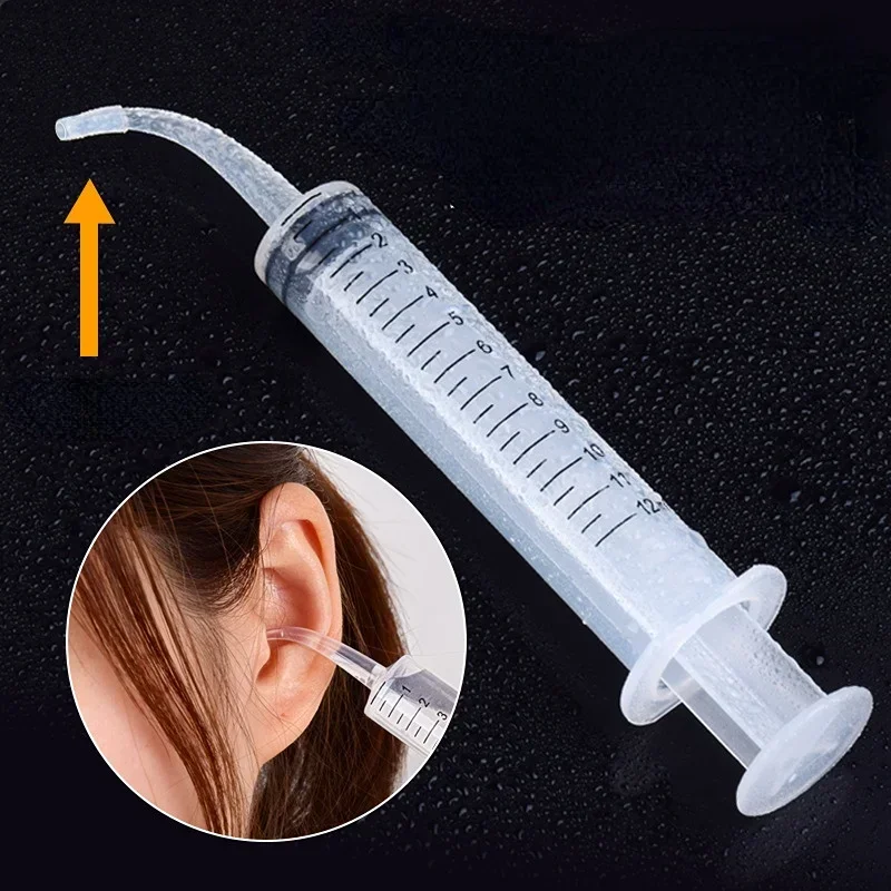 Ear Cleaner Irrigation Kit Ear Wax Removal Tool Water Washing Syringe Comfortable Unique 12ML Health Care