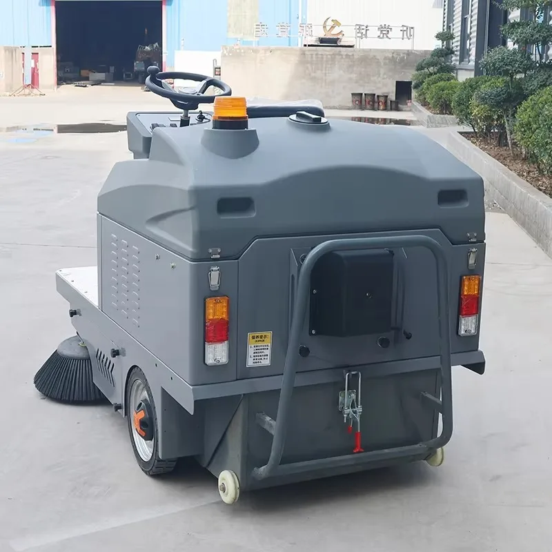 Wholesale Electric Road Sweeper – Driving Type Street Cleaning Machine with Semi Closed Cab