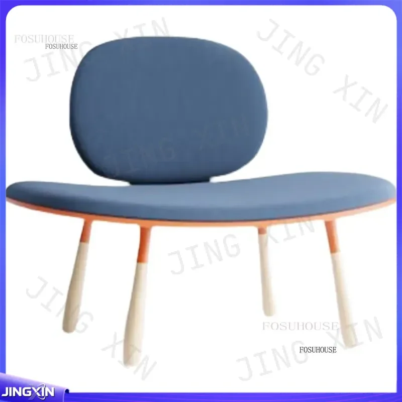 Custom for Nordic Living Room Chair Creative Design Lazy Small Sofa Minimalist Home Fashion Personality Single Leisure Seat