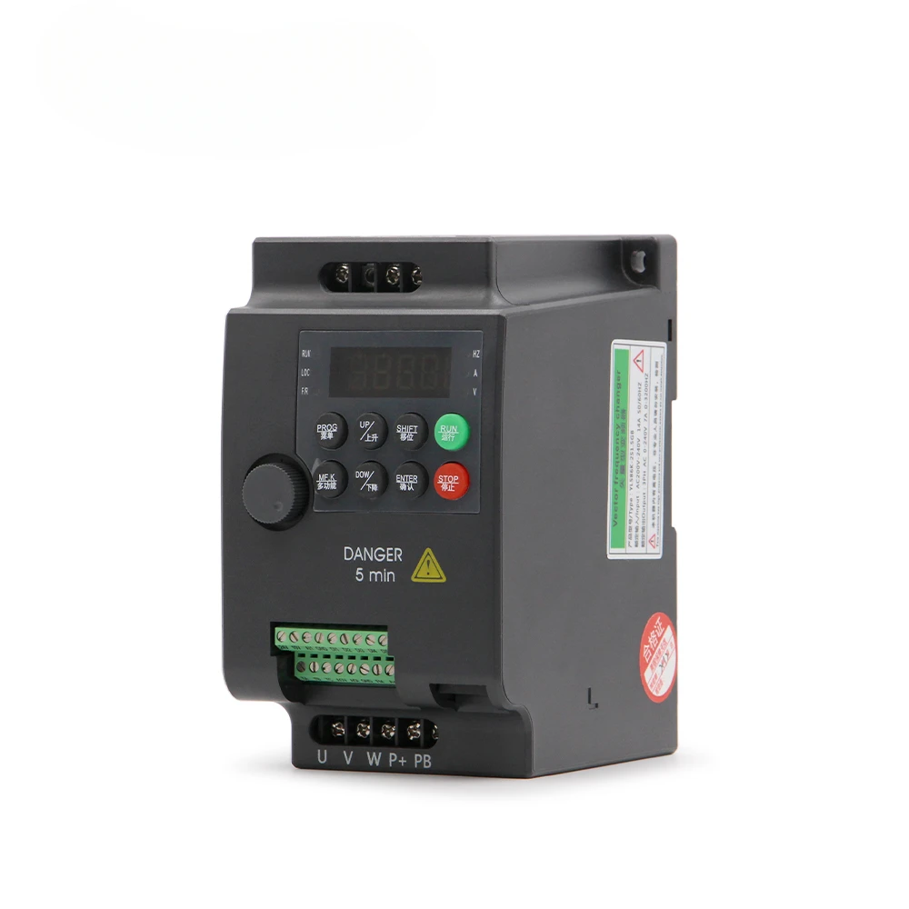 1.5KW 2.2KW GV Vector Inverter 110V/220V Converter Variable Frequency Drive Spindle Motor