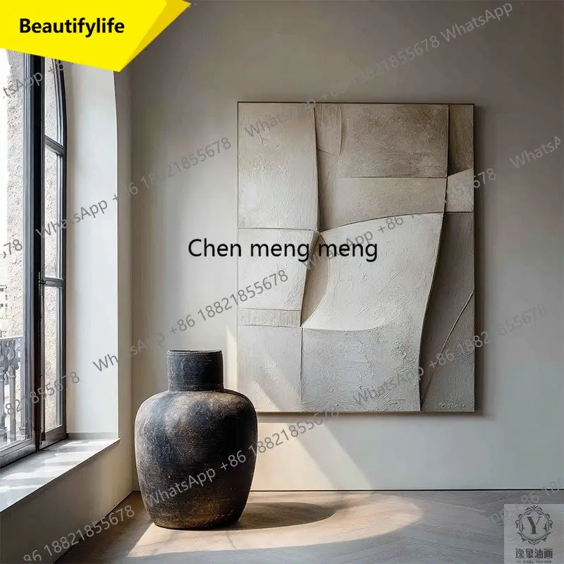 A55 dimensional living room background wall 3D relief painting entrance bedroom wood carving physical decoration painting