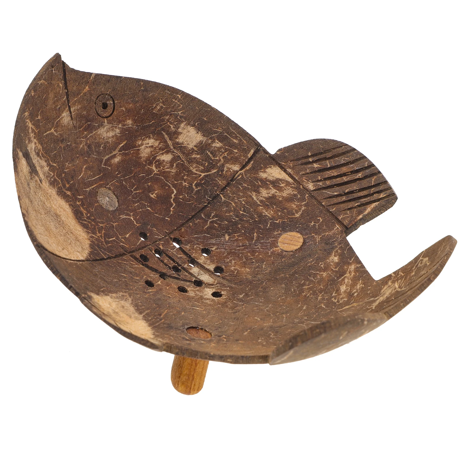 

Coconut Shell Soap Dish SelfDraining Holder For Bathroom Kitchen Shower Bar Soap Tray Fashionable And Beautiful