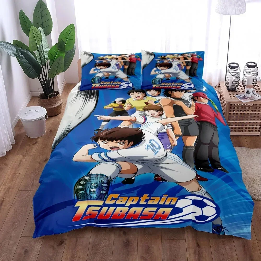 3D Print Captain Tsubasa Duvet Cover Set King Queen Double Full Twin Single Size Bed Linen Quilt Cover