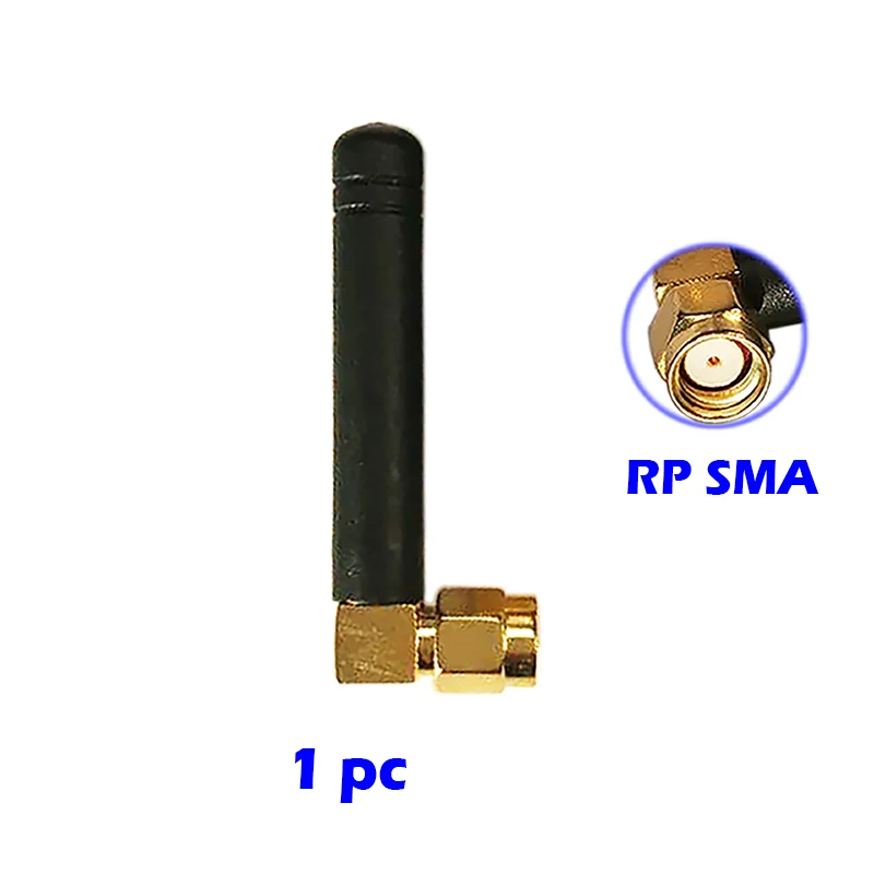 Antenna WiFi 2.4GHz/5.8GHz Dual Band 3dbi RPSMA/SMA connettore gomma Aeria per Mini PCI Card Camera adattatore USB Router di rete