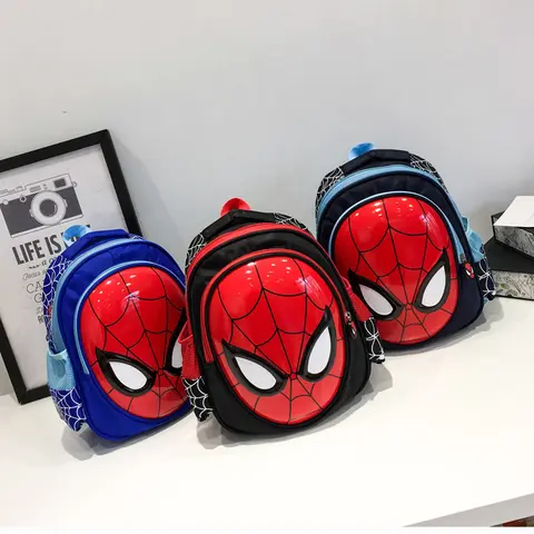 New Marvel cartoon Spider-Man Bagpack School Bag Men Women's Small Backpack Cute Backpack