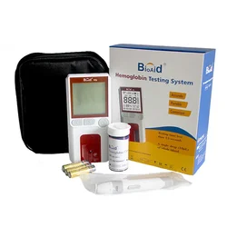 Bioaid Home Use Hemoglobin Meter Analyzer Monitor Anemia  &1 meter 25tests & only 50tests