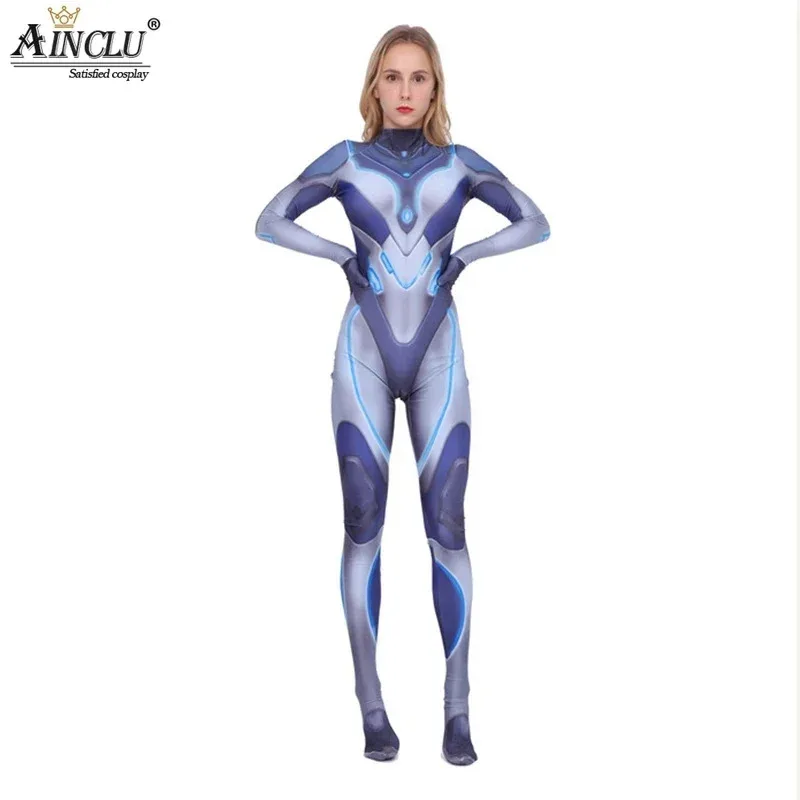 StarCraft Sarah Louise Kerrigan Kostum Cosplay Pesta Halloween Spandex Superhero Bodysuit Jumpsuit untuk Wanita Catsuit