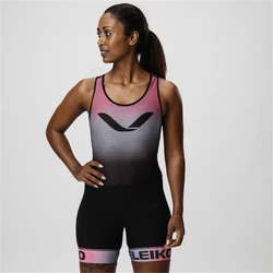 Wrestling Vest Suit Women Sleeveless Suspenders Powerlifting Tights Wrestling Singlets Fitness Stretch Speedsuit Clothing