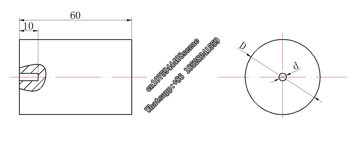 Short Cross Hole Comparison Test Block - Ultrasonic Testing Method for Copper and  Alloy Bars GB/T3310-2010