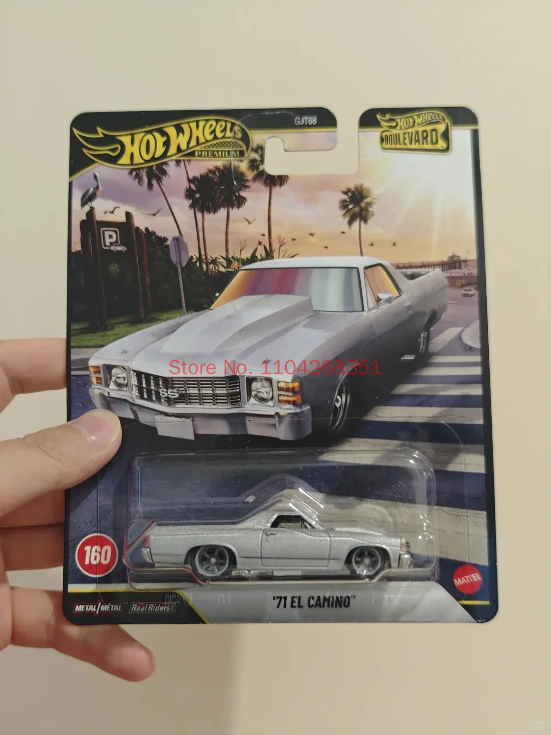 Hot Wheels Gjt68-J Boulevard Seriesferrari Enzo Super Nova Aston Martin Dbs Amg 560 El Camino 1:64 Diecast Model Car Toys Gift