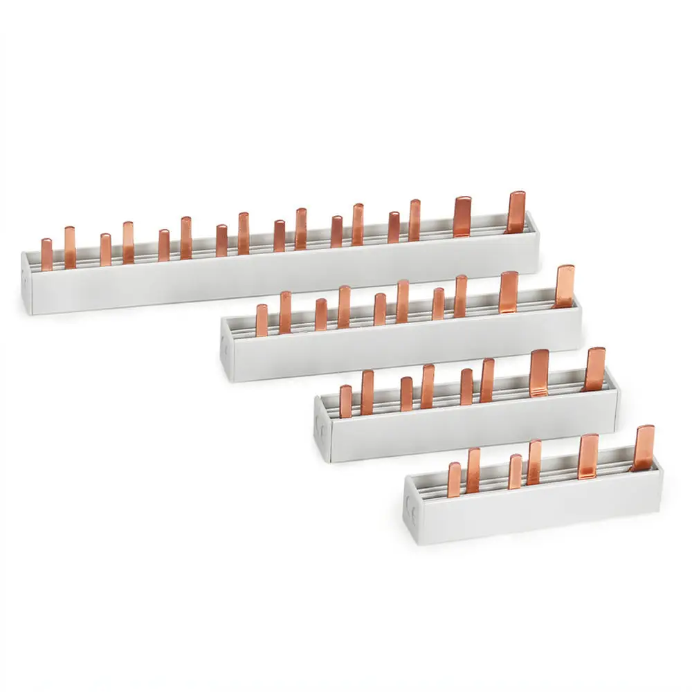 Pin Type Copper Busbar For Chayo MCB Leakage Breaker Connector Electrical Distribution System Hardware Wiring Terminal Strip