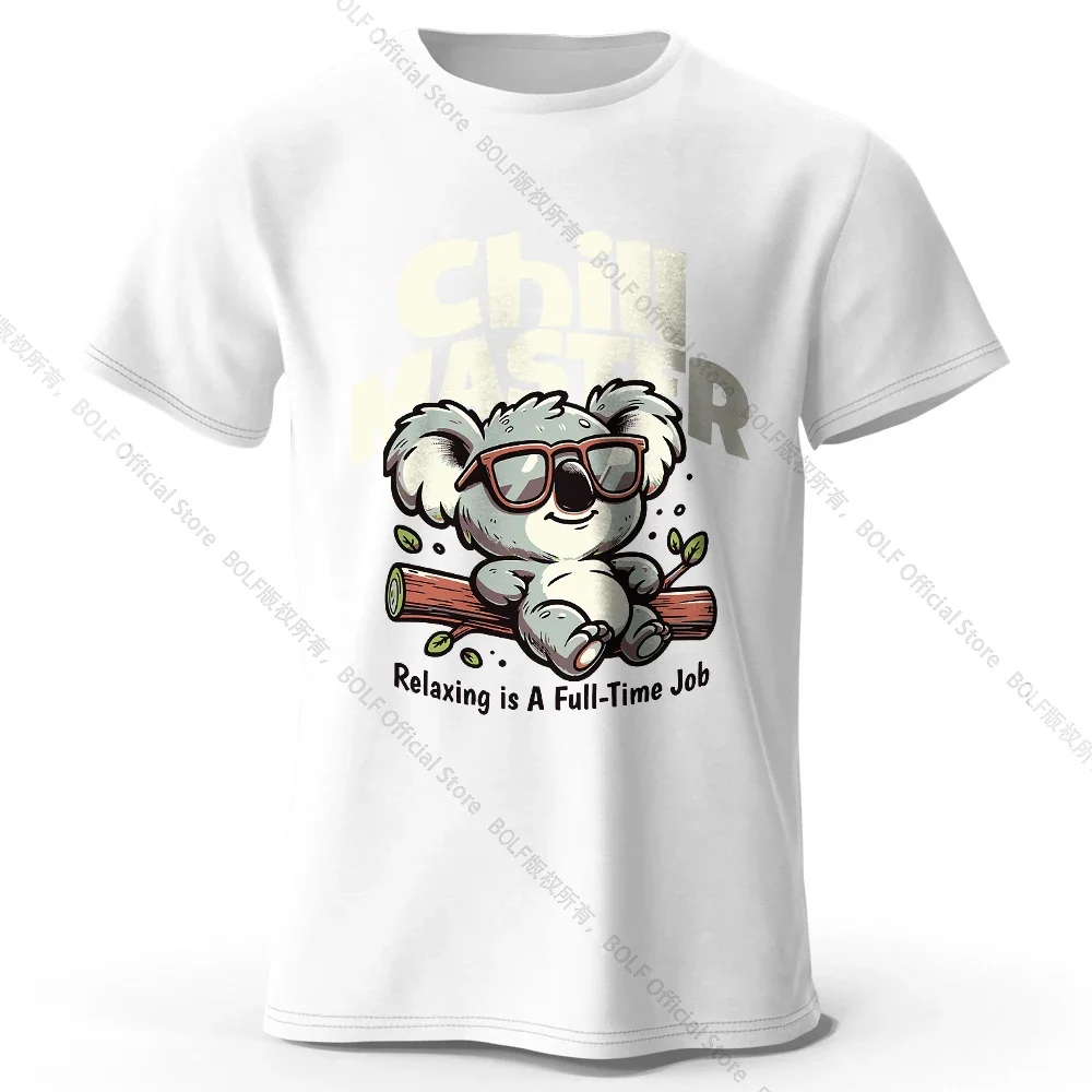 

Whimsical Hand-painted Animal T-shirt 100% Cotton - Cute Cartoon Style Comfortable Wear for Kids & Adults