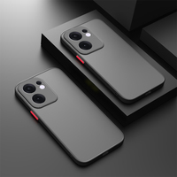 Shockproof Armor Matte Case For Oppo Reno13 F 5G TPU Soft Frame Clear Hard PC Back Cover Capa On Reno 13 FS Pro Reno13FS Reno13F