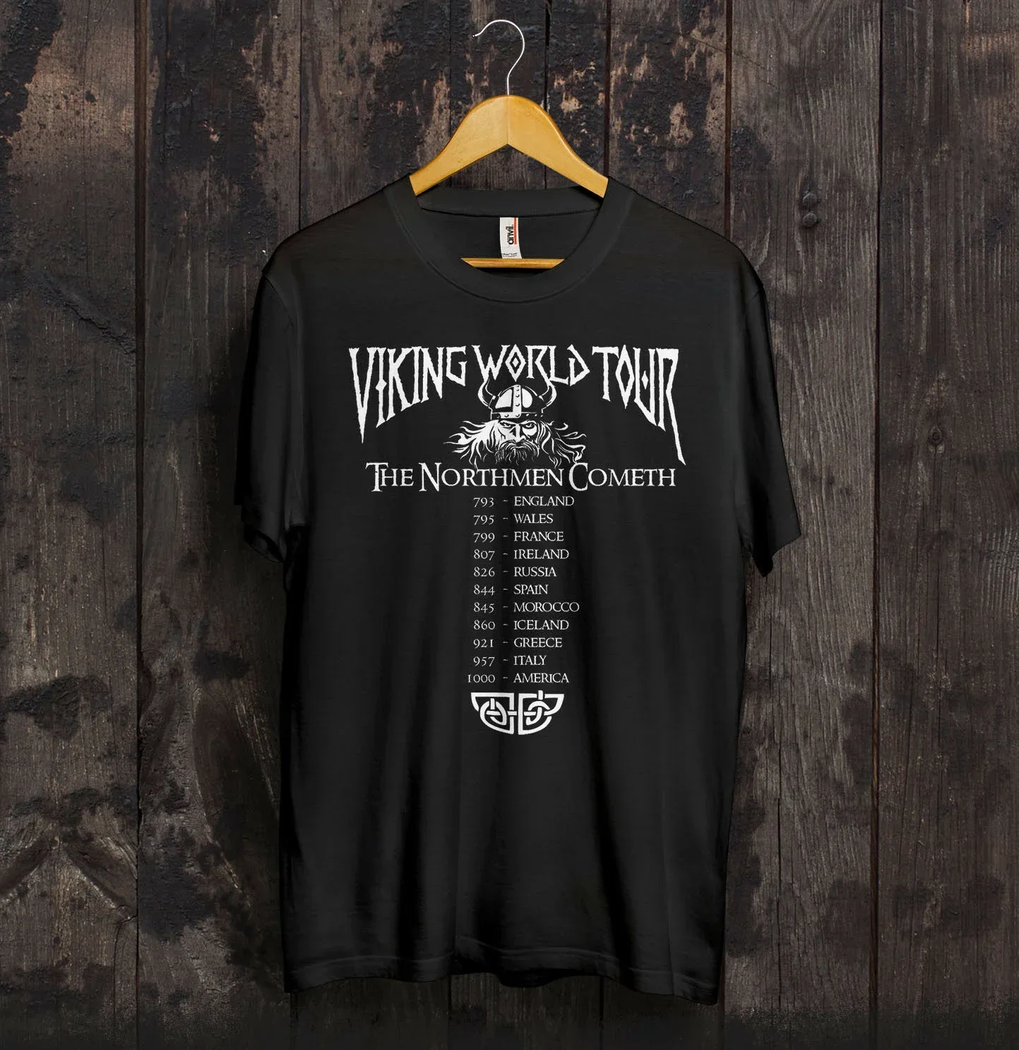 Novelty  Warriors World Tour Valhalla T-Shirt 100% Cotton O-Neck Summer Short Sleeve Casual Mens T-shirt Size S-3XL