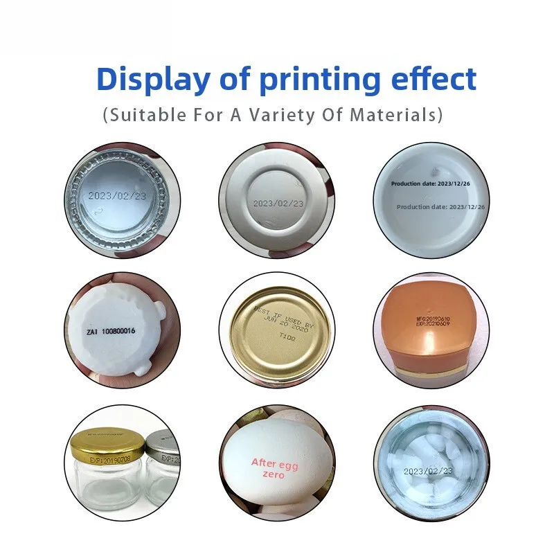 Demin G12 Desktop Coding Machine For Printing Production Date, Batch Number, Packaging, Bottle Caps, QR Codes, High-Speed Inkjet