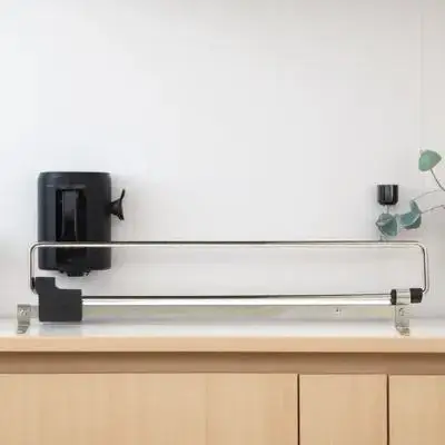 

Adjustable Expandable Clothes Hanger Iron Organizer Wall-mounted Simple Design Telescopic Clothing Rod Garment Rail