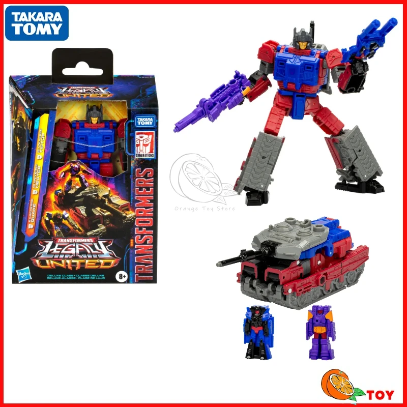 In stock Takara Tomy Transformers Legacy United Quake&Heater&Tiptop Model Robot Collection Action Figures Toys Gifts Hobby