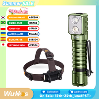 Wurkkos HD15 2000LM Headlamp 18650 Rechargeable LED Lamp IP68 Powerful Fishing Hiking Running Light Power Bank Magnetic Tail Cap