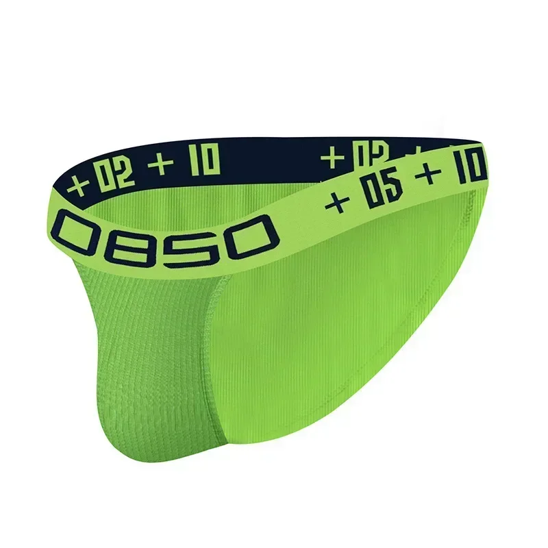 Intimo da uomo a triangolo gay con perizoma alla moda a vita bassa e spacco alto BS3517