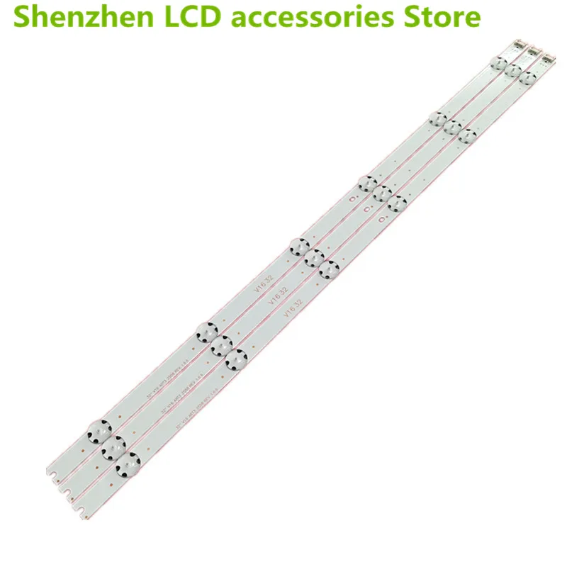 FOR  6916L-2558A  LC320DUE  32 inch use  aluminium 100%new  LCD TV backlight bar   6 lamp  620MM   3V