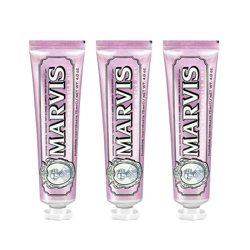 85ml Italy Original Marvis Whitening Mint Freshen Breath and Remove Smoke Stains Toothpaste 1 Piece